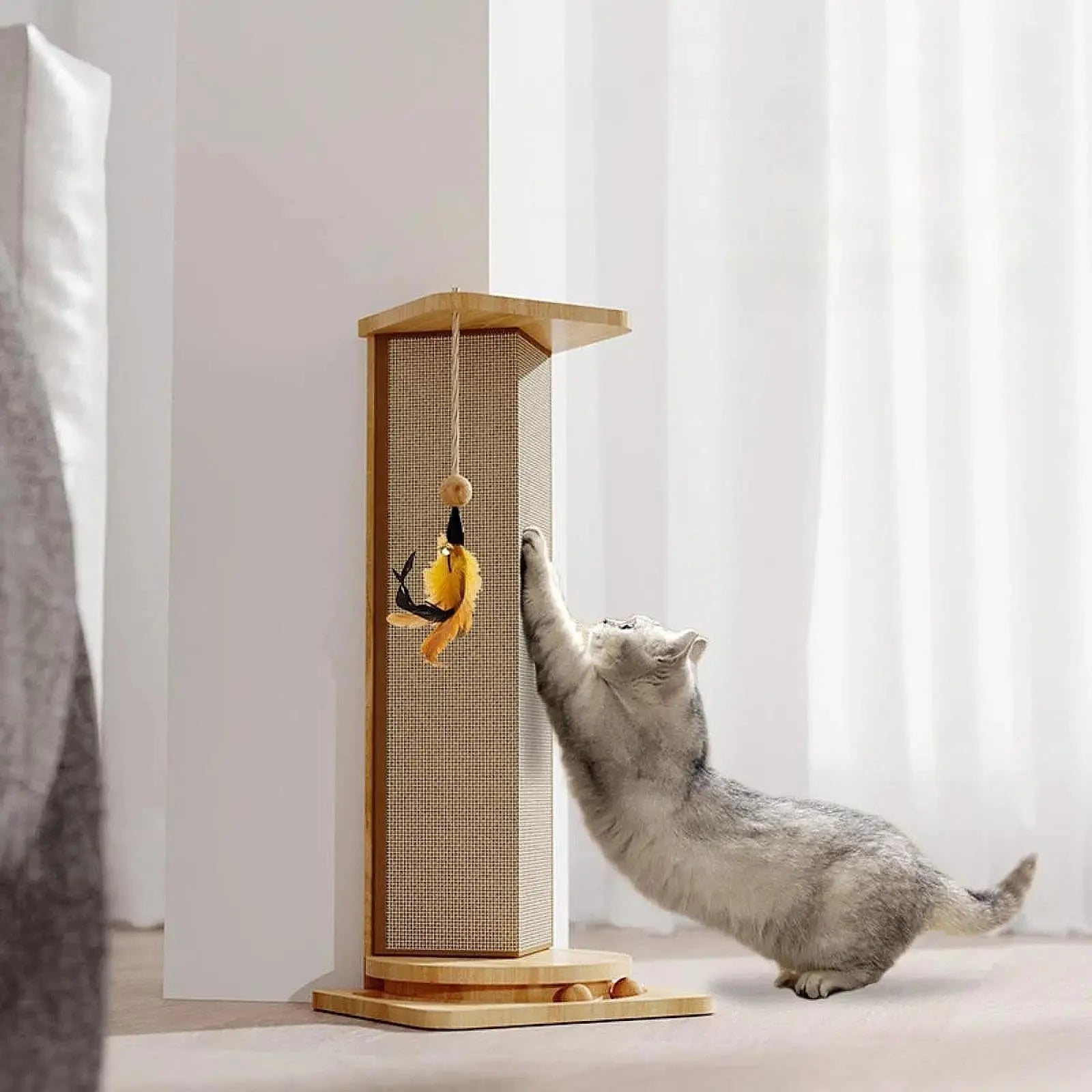 Griffoir pour chat - CatScratcherPost™ - Coin du Matou