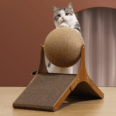 Griffoir pour Chat - Scratch&PlayCatBoard™ - Bâtons Rompus - Coin du Matou