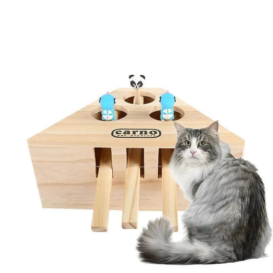 Jouet Interactif Chat - PawHunter™ - 3 Trous - Coin du Matou