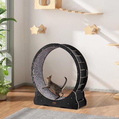 Roue Chat - KittyTread™ - Noir - Coin du Matou